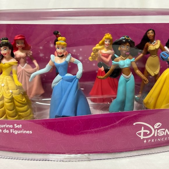 Disney Store Exclusive Disney Princess Figurine Set Rare New 8 Piece Set - Picture 2 of 2